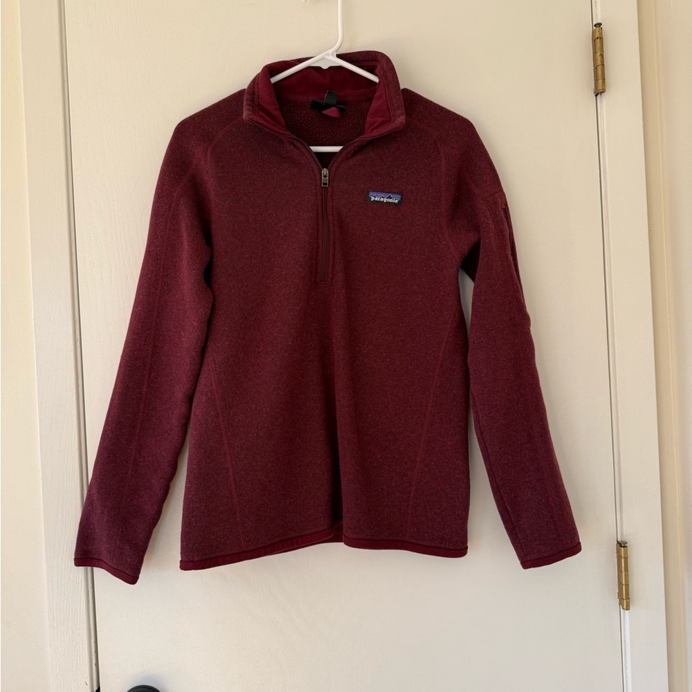 Patagonia Maroon Fleece Pullover